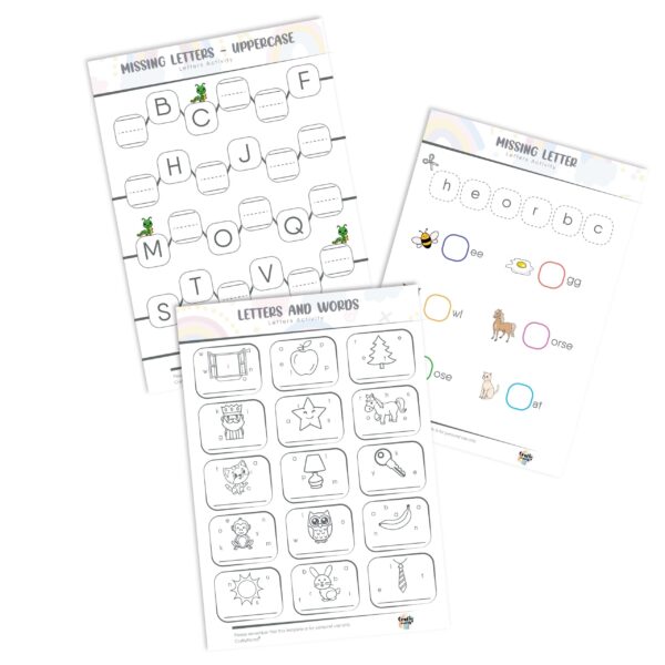 1 Missing Letters & Words