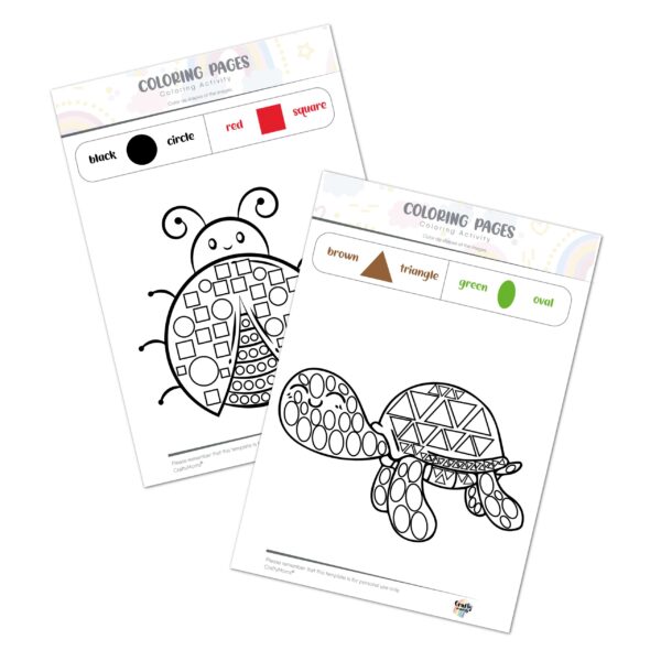 3 Coloring Pages