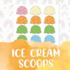 ICE CREAM SCOOPS-10 Counting Ice Cream Scoops