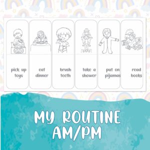 MY ROUTINE AM-PM (2) My Routine (Morning & Night)