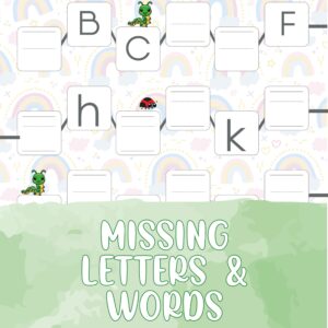 PORTADA Missing Letters & Words