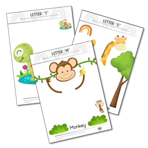 My Handprint & Footprint Printable ABC's Book