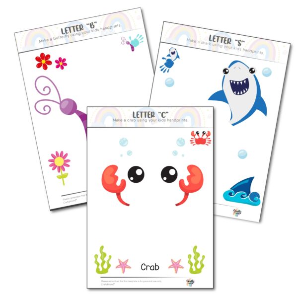 My Handprint & Footprint Printable ABC's Book